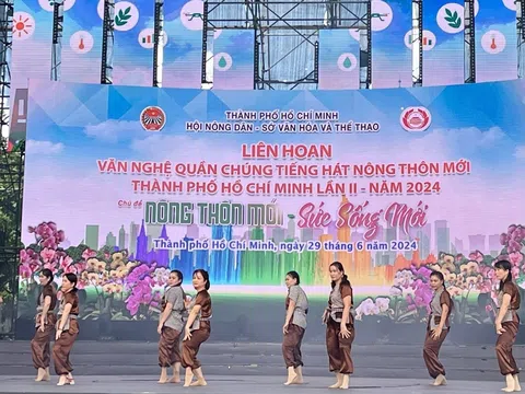 Liên hoan văn nghệ Tiếng hát Nông thôn mới TP. Hồ Chí Minh với chủ đề: “Nông thôn mới - Sức sống mới”