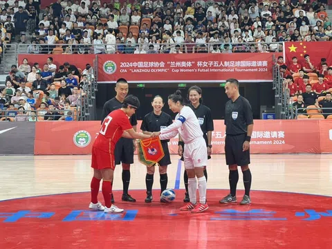 Đội tuyển Futsal nữ Việt Nam thắng đậm chủ nhà Trung Quốc trong trận ra quân