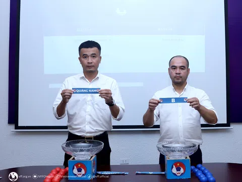 VFF tiến hành bốc thăm trực tuyến chia bảng giải futsal vô địch U20 quốc gia 2024