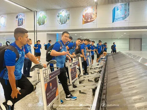 U22 Việt Nam đã đến thành phố Changsha, Trung Quốc để tham dự giải CFA Team China 2024