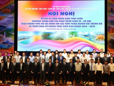 TP. Hồ Chí Minh và các tỉnh Duyên hải Trung Bộ đẩy mạnh hợp tác, phát triển kinh tế xã hội