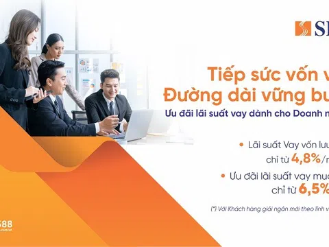 SHB mở rộng gói tín dụng “Tiếp sức vốn vay – Đường dài vững bước” lên 16.000 tỷ đồng, lãi suất từ 4,8%