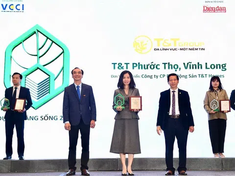 Dự án Khu dân cư Phước Thọ của T&T Group được vinh danh Dự án đáng sống 2024