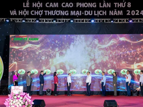 Khai mạc Lễ hội cam Cao Phong lần thứ 8 và Hội chợ Thương mại - Du lịch năm 2024 tại Hòa Bình