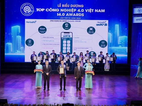 Herbalife Việt Nam đạt giải thưởng “Top Công Nghiệp 4.0” lần thứ 3 liên tiếp với Ứng dụng Herbalife VNHUB