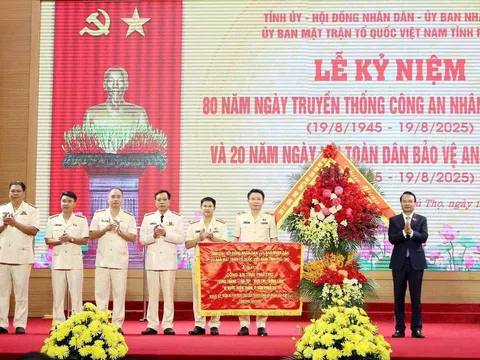 Công an tỉnh Phú Thọ: Trung thành - tận tụy - mưu trí - dũng cảm, vì nước quên thân, vì dân phục vụ