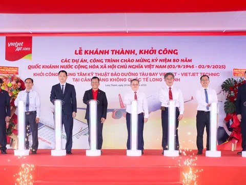 Công trình Vietjet tại Long Thành: Dấu mốc chiến lược chào mừng 80 năm Quốc khánh
