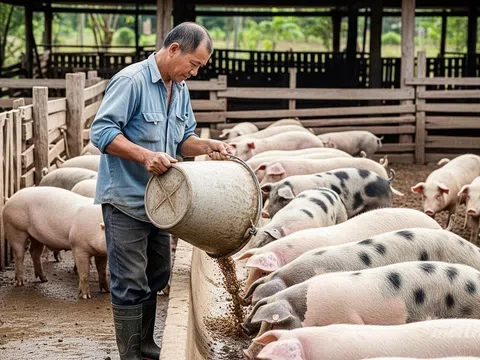 Giá heo hơi hôm nay 23/8/2025: Miền Bắc giảm sâu, miền Trung xuống đáy mới