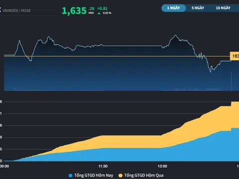 Phiên hồi phục đầu tiên sau chuỗi 5 phiên giảm liên tiếp