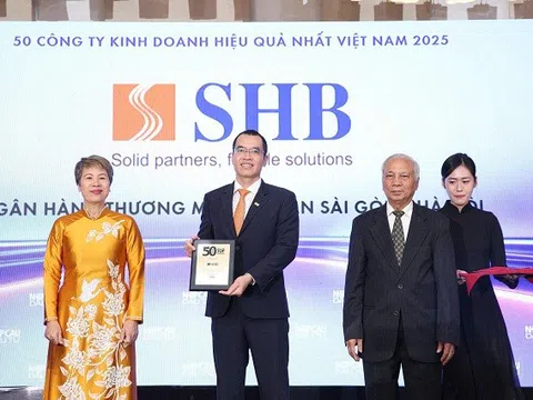 SHB khẳng định vị thế thuộc Top 50 công ty kinh doanh hiệu quả