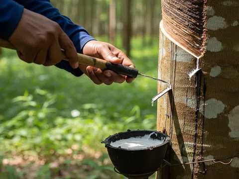 Giá cao su hôm nay 9/10/2025: Doanh nghiệp trong nước tăng giá thu mua