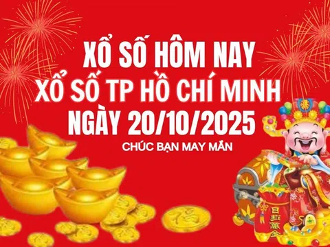 Kết quả xổ số Hồ Chí Minh hôm nay ngày 20/10/2025 - XSHCM 20/10
