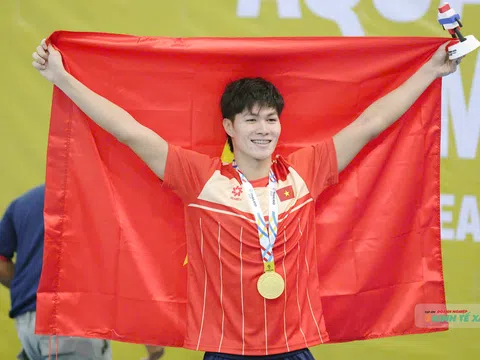 Trần Hưng Nguyên mang về tấm huy chương vàng đầu tiên cho bơi lội Việt Nam tại SEA Games 33
