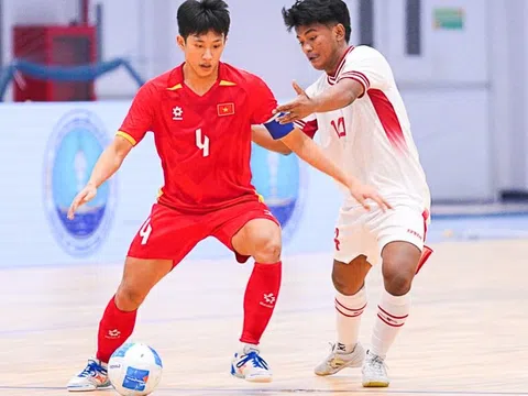 Thất bại trước Indonesia ở bán kết, đội tuyển Futsal U19 Việt Nam tham dự trận tranh hạng Ba