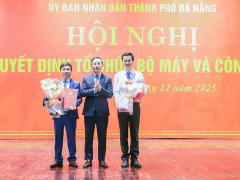 Đà Nẵng công bố các quyết định bổ nhiệm nhiều nhân sự quan trọng