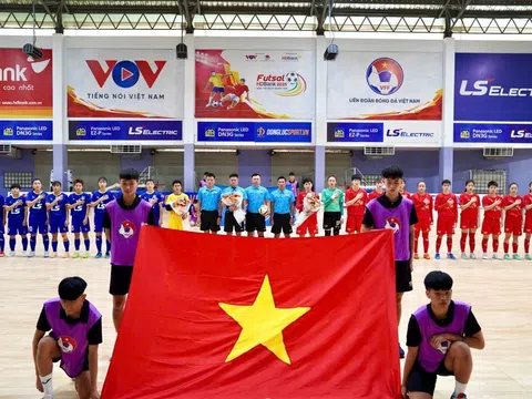 Lễ khai mạc giải Futsal nữ Vô địch quốc gia 2025 tổ chức tại TP. Hồ Chí Minh