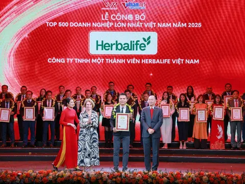 Herbalife Việt Nam được xếp hạng Top 500 doanh nghiệp lớn nhất Việt Nam năm thứ bảy liên tiếp