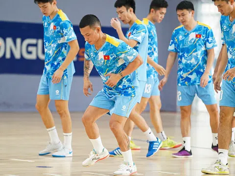 Đội tuyển futsal Việt Nam có hai trận đấu tập chất lượng với đội tuyển futsal Afghanistan