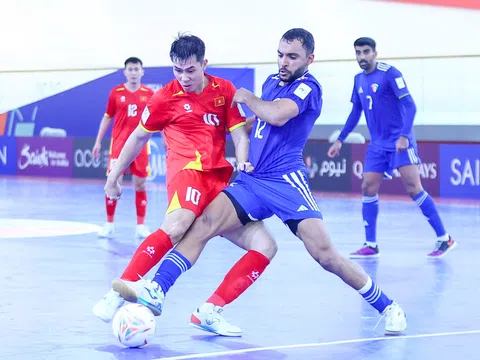 Ngược dòng đánh bại Kuwait, đội tuyển futsal Việt Nam khởi đầu thuận lợi