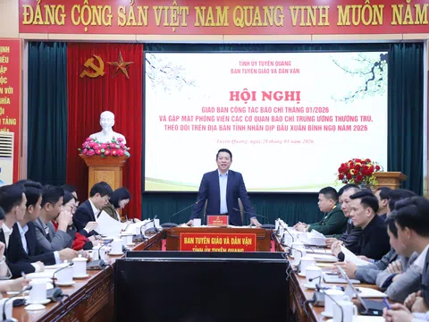 Báo chí là kênh thông tin quan trọng góp phần quảng bá hình ảnh cho tỉnh Tuyên Quang