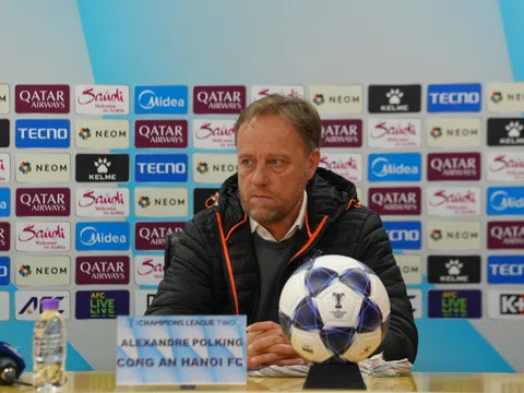 Công an Hà Nội FC quyết giành chiến thắng ở trận lượt đi vòng 1/8 giải châu Á