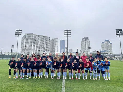 Đội tuyển nữ Việt Nam hội quân luyện tập ngày mồng 2 Tết Bính Ngọ 2026