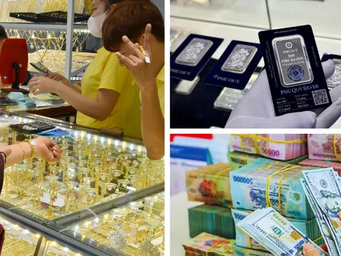 Giá vàng tăng mạnh, bạc áp sát mốc 90 triệu đồng/kg