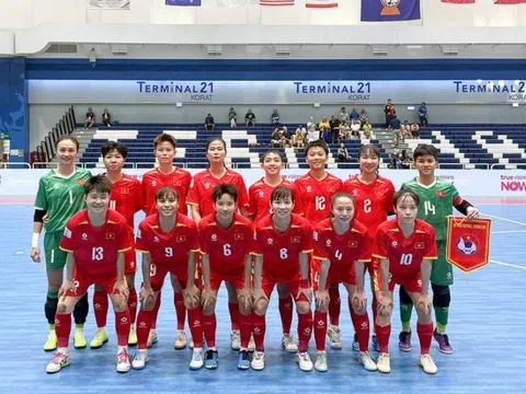 Đội tuyển futsal nữ Việt Nam khởi đầu kém may mắn tại giải vô địch Đông Nam Á