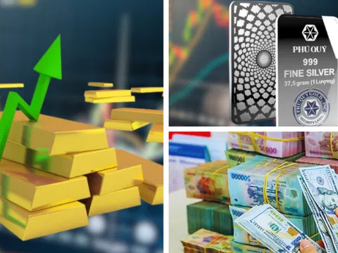 Giá vàng áp sát mốc 189 triệu đồng/lượng, bạc giảm nhẹ