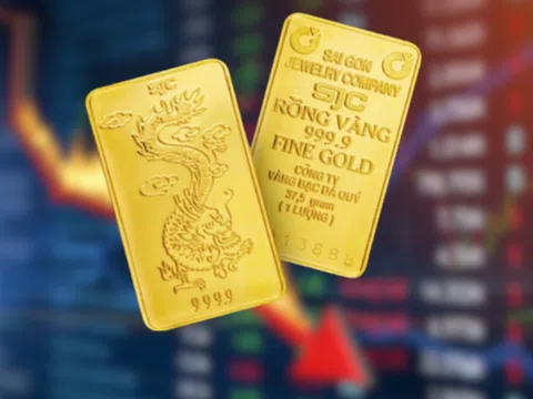 Giá vàng giảm mạnh gần 5 triệu/lượng, tỷ giá USD tiếp đà đi lên