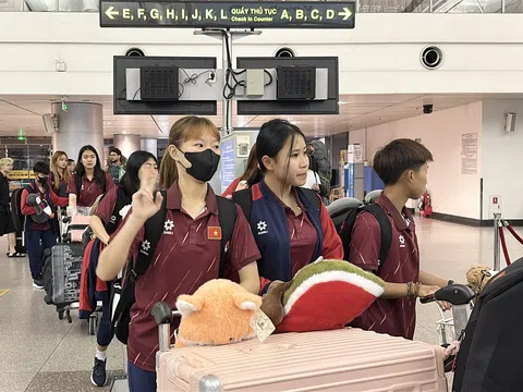 U20 nữ Việt Nam có mặt tại Thái Lan, sẵn sàng tham dự giải vô địch U20 nữ châu Á 2026