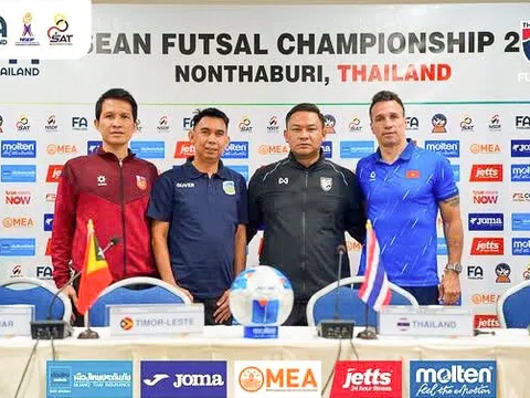 Họp báo trước thềm các trận đấu tại Bảng A giải vô địch Futsal Đông Nam Á 2026