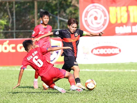 Xác định đủ 8 đội bóng lọt vào Tứ kết giải Vô địch U15 Quốc gia 2026