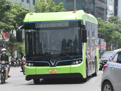 Hà Nội: Dự kiến hoạt động tuyến xe buýt điện thứ 5