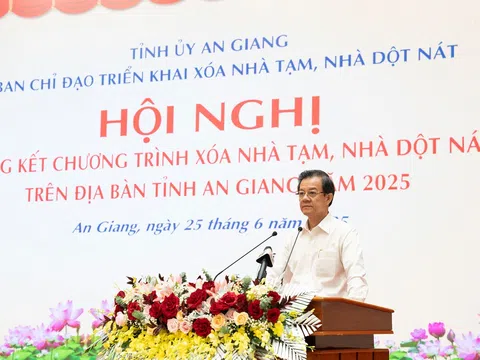 An Giang hoàn thành sớm chương trình xóa nhà tạm năm 2025