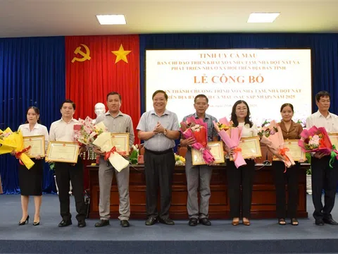 Cà Mau hoàn thành chương trình xóa nhà tạm, nhà dột nát