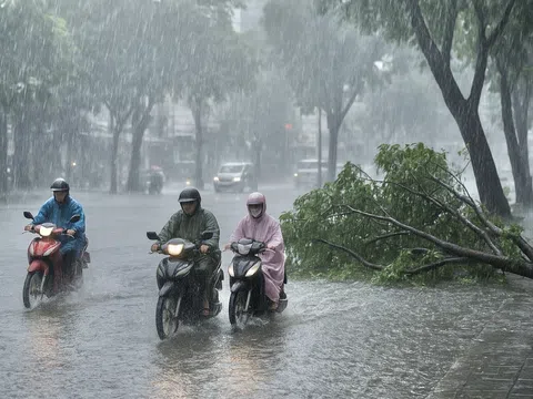 Cần Thơ phát cảnh báo dông, sét, lốc, mưa đá và mưa lớn cục bộ