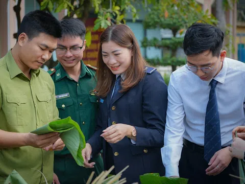 Đà Nẵng: Thi gói bánh chưng “Xuân Biên phòng - Nghĩa tình đồng đội”