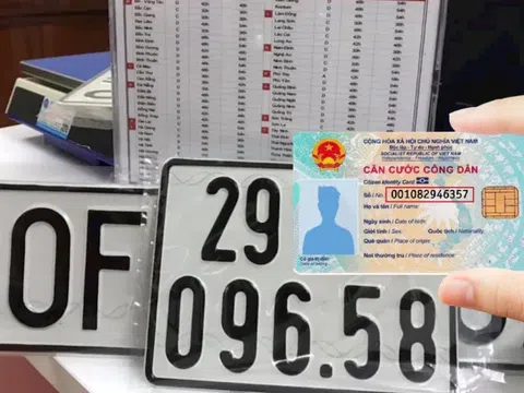 Quy định mới về lệ phí cấp mới và cấp đổi biển số xe định danh