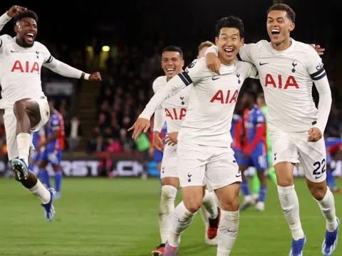 Đả bại Crystal Palace, Tottenham giữ vững ngôi đầu Ngoại hạng Anh