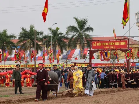 Lễ hội Tịch điền Đọi Sơn: Tôn vinh nghề nông cầu mong mùa màng tươi tốt