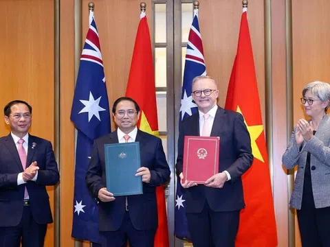 Việt Nam-Australia nâng quan hệ lên Đối tác Chiến lược toàn diện, đưa hợp tác đi vào chiều sâu, thiết thực, hiệu quả