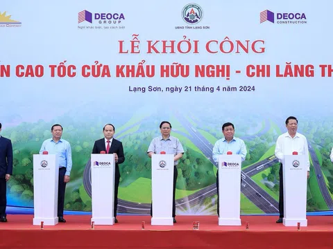 Thủ tướng phát lệnh khởi công cao tốc Cửa khẩu Hữu Nghị - Chi Lăng với tổng vốn đầu tư 11.024 tỷ đồng