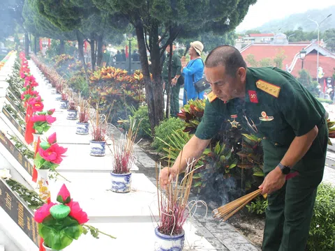 Cựu chiến binh trung đoàn công binh 544 tri ân các liệt sỹ tại Vị Xuyên, Hà Giang