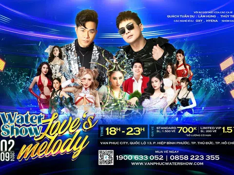 Nghỉ Lễ 2/9 đến Van Phuc City xem nhạc nước Water Show Love’s Melody