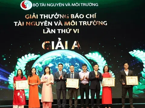 Giải thưởng Báo chí tài nguyên và môi trường lần thứ VII nhận tác phẩm đến hết ngày 31/10/2024