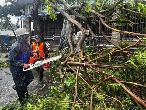 Bão số 6 gây thiệt hại cho các tỉnh, thành miền Trung trước khi suy yếu thành áp thấp nhiệt đới