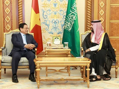 Thủ tướng Chính phủ Phạm Minh Chính đã có cuộc hội đàm với Thủ tướng Vương quốc Saudi Arabia