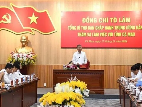 Cà Mau cần khai thác tối đa tiềm năng khác biệt và cơ hội nổi trội chủ động liên kết phát triển bền vững