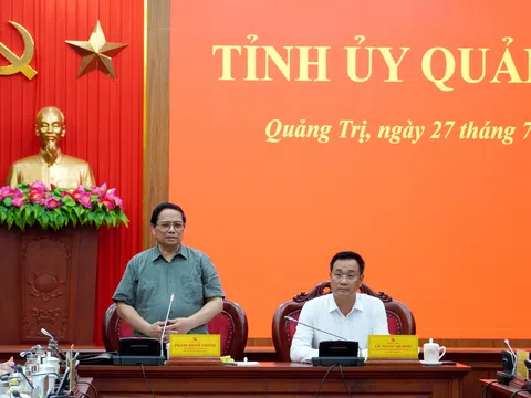 Thủ tướng Phạm Minh Chính: Quảng trị cần phát huy tiềm năng, lợi thế, phát triển bứt phá